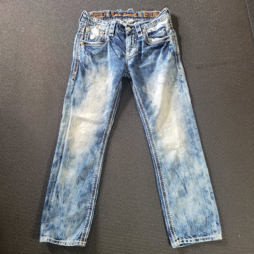 Rock Revival Jeans Size 32 Straight Leg Cadis